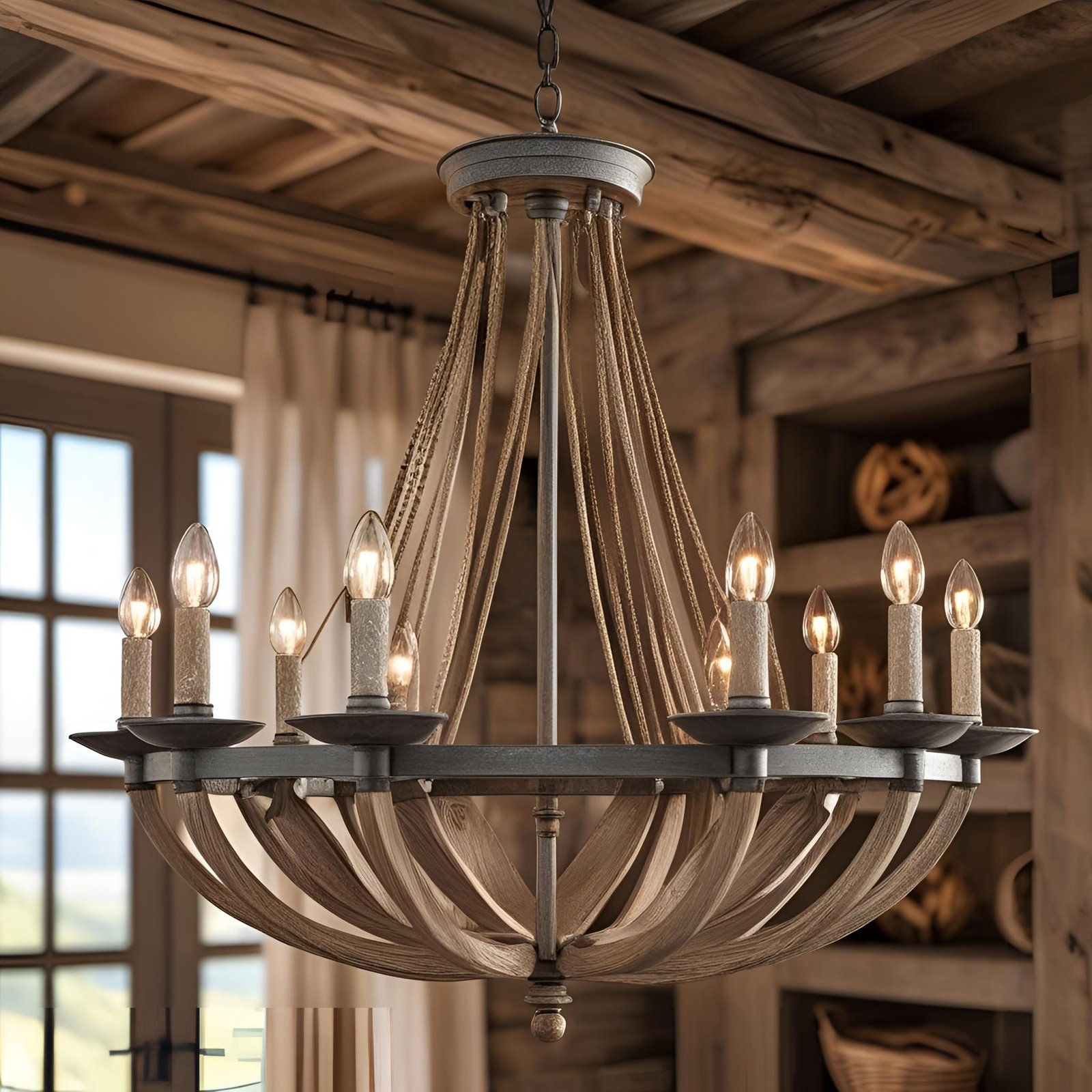 Rustic Chandelier 2