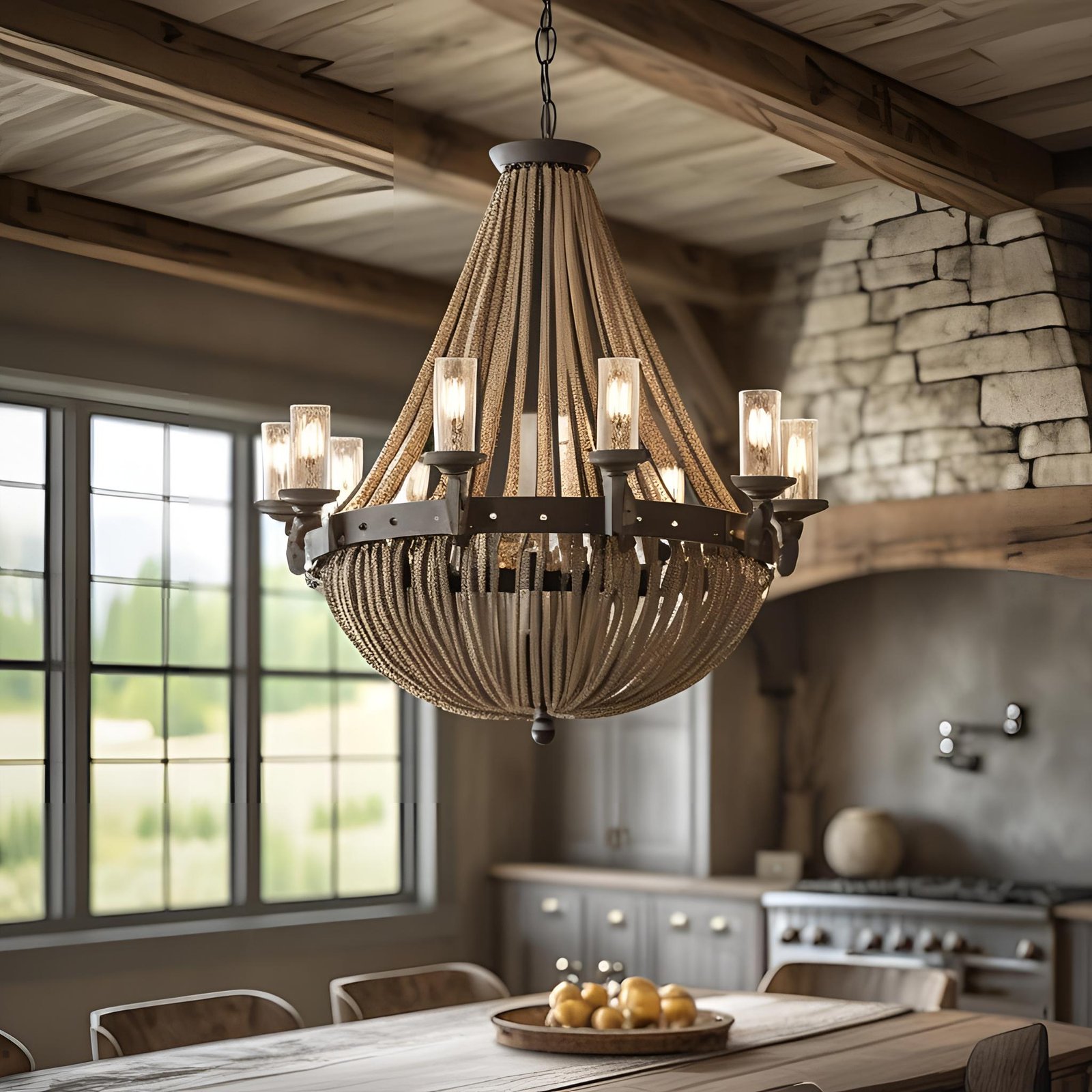 Rustic Chandelier 4