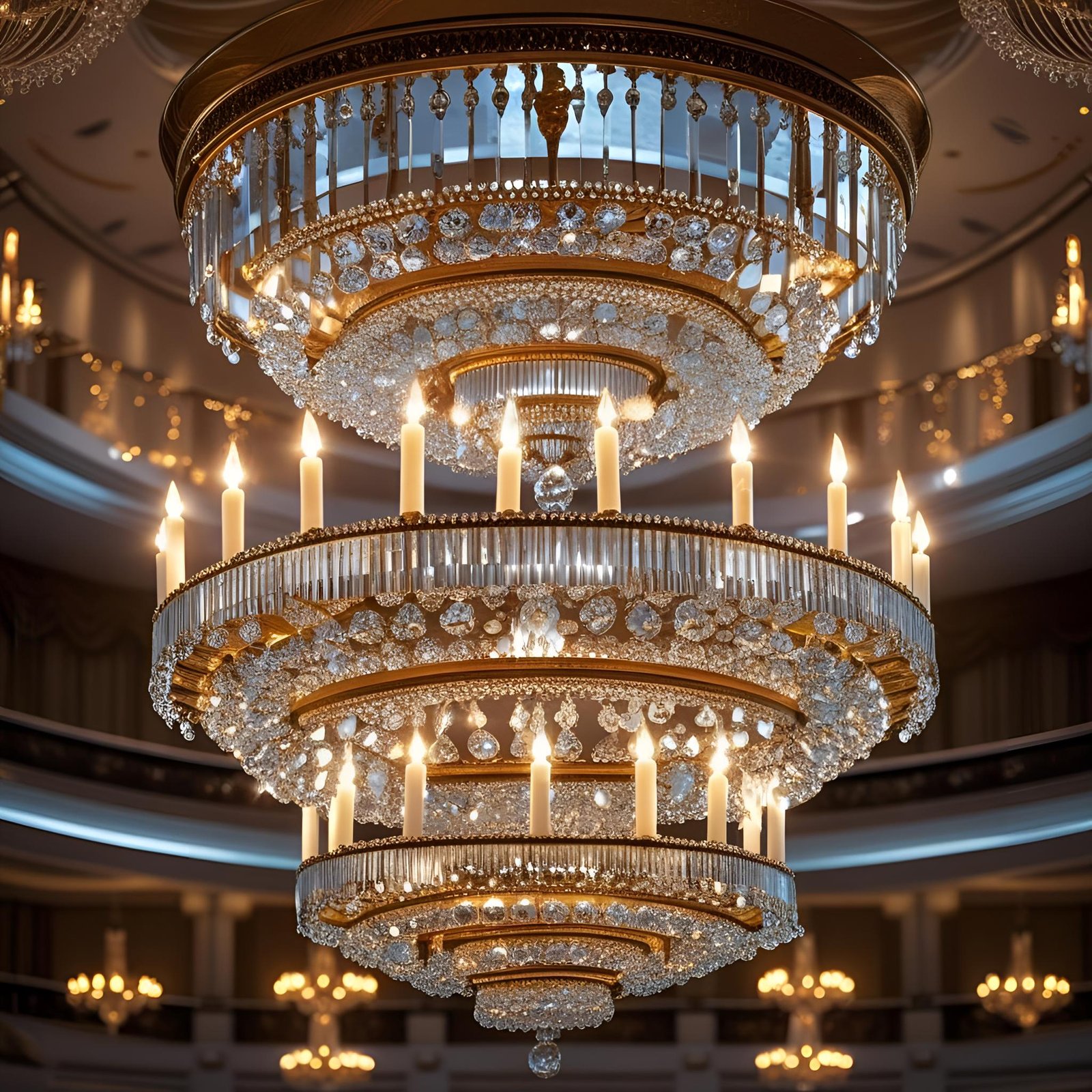 Tiered Chandelier 4