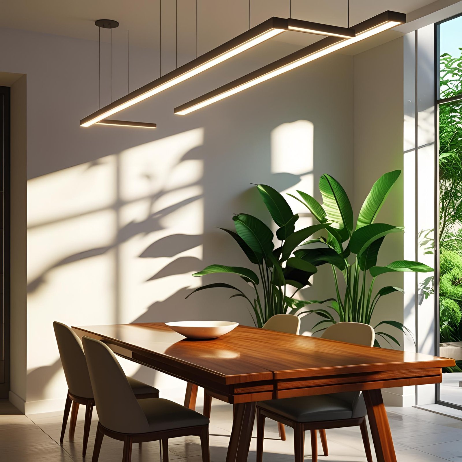 Hanging Linear Bar Lights