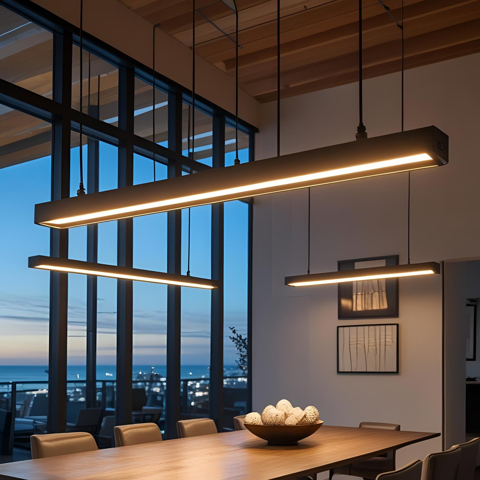 Hanging Linear Bar Lights