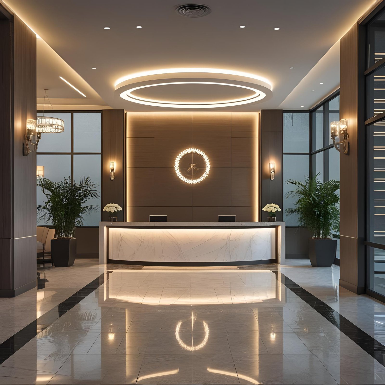 Elegant Reception Area