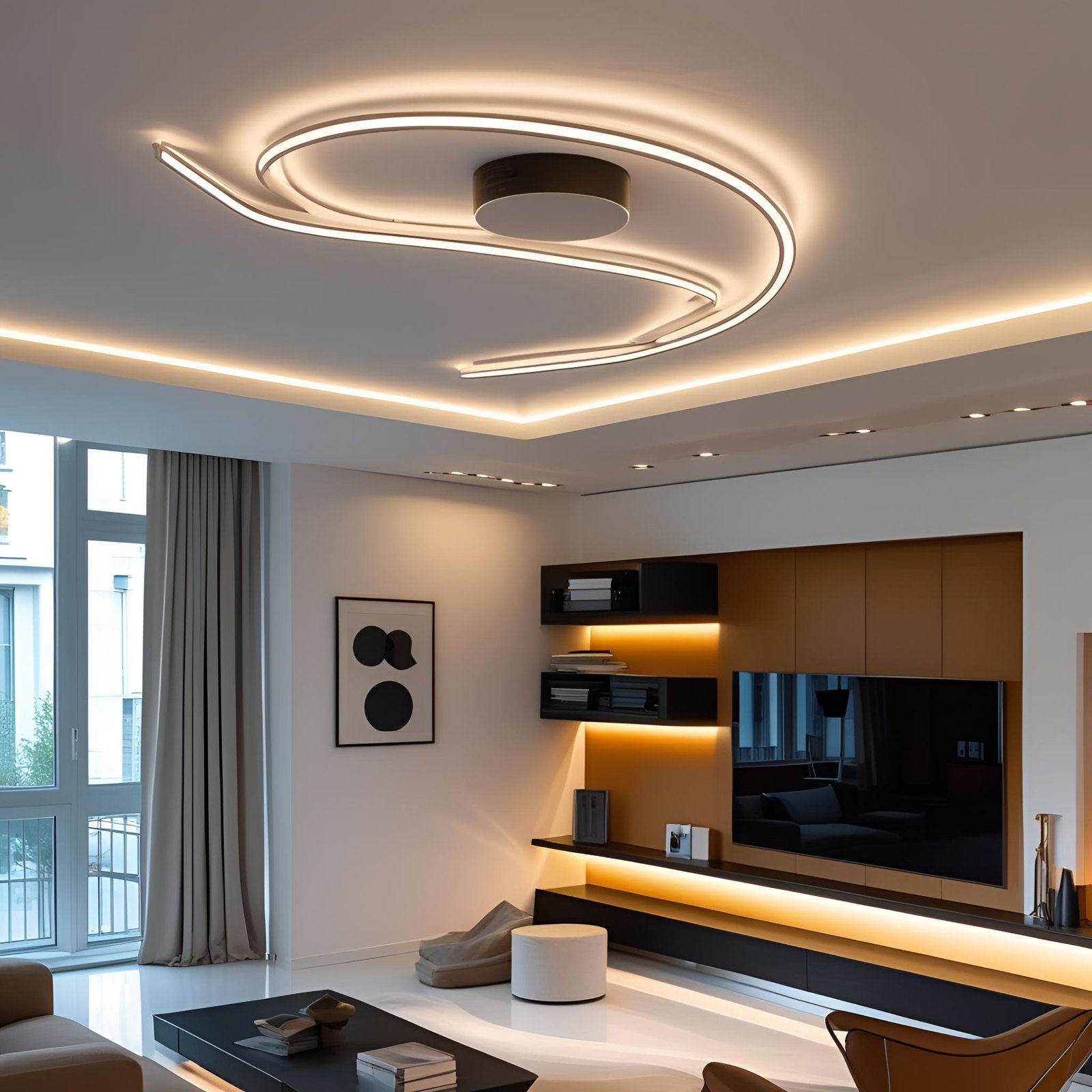 Curved Magnetic Track Setups