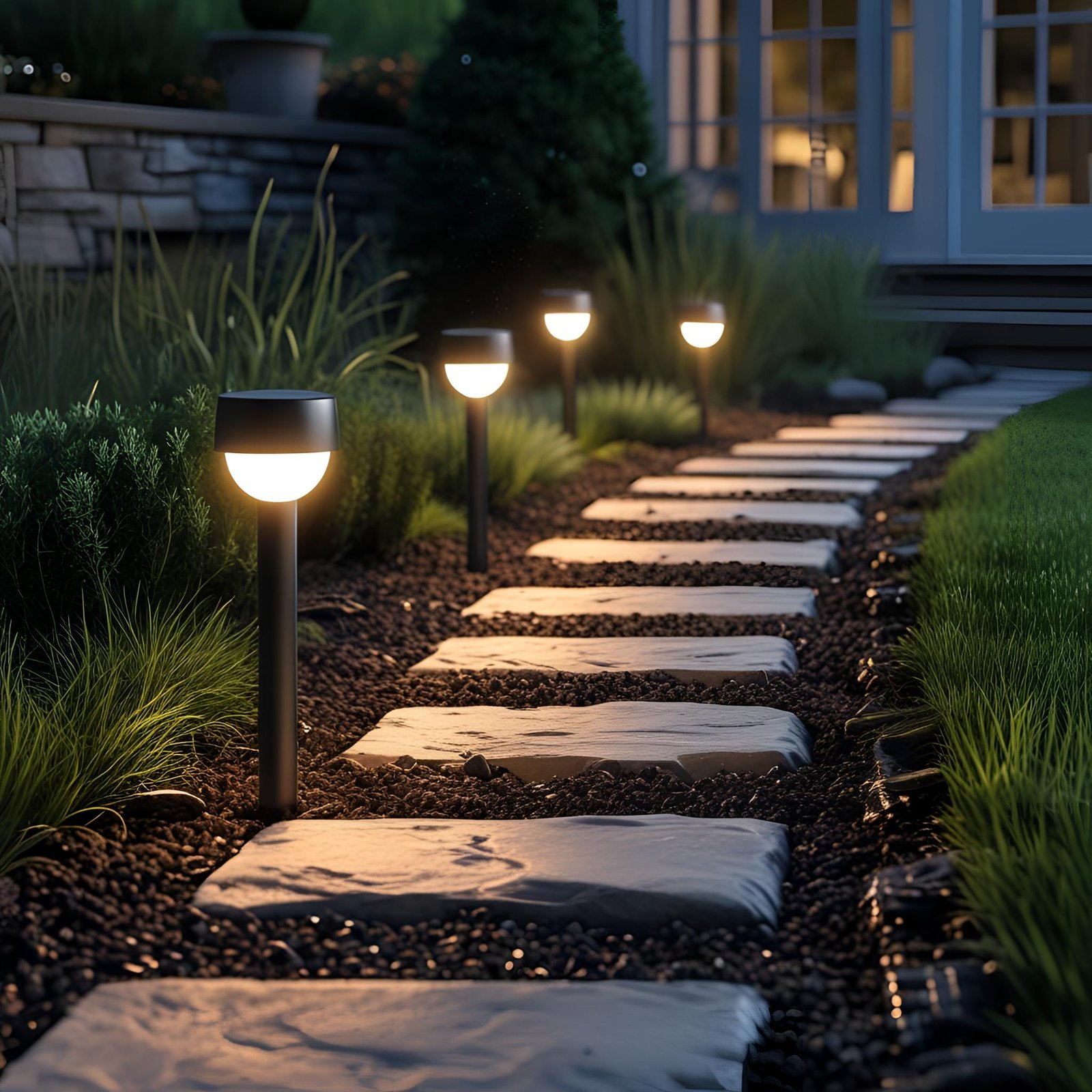 Warm Lighting on Trees