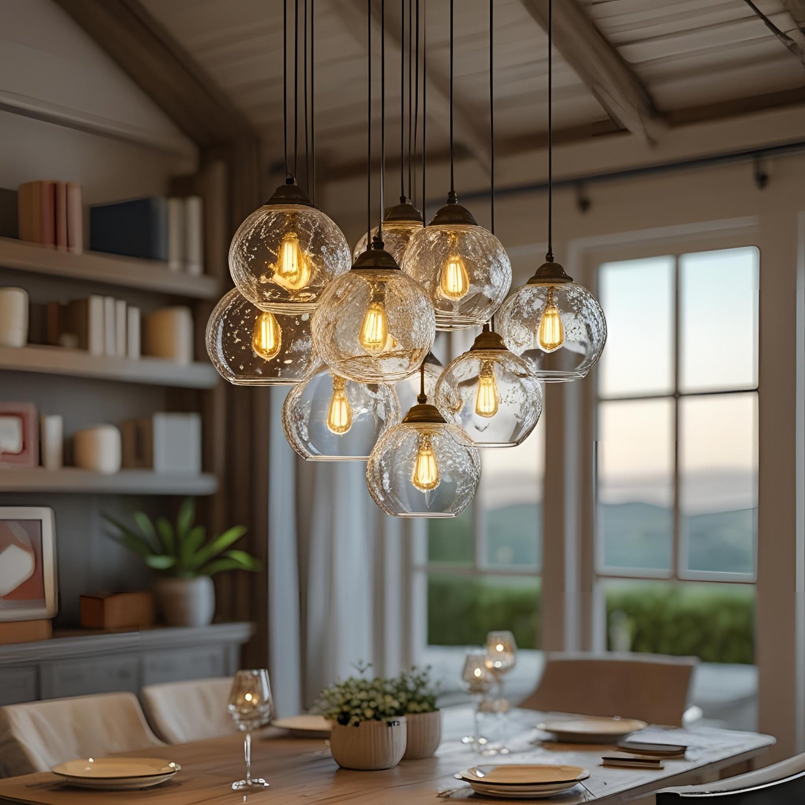 Cluster Hanging Lights 3