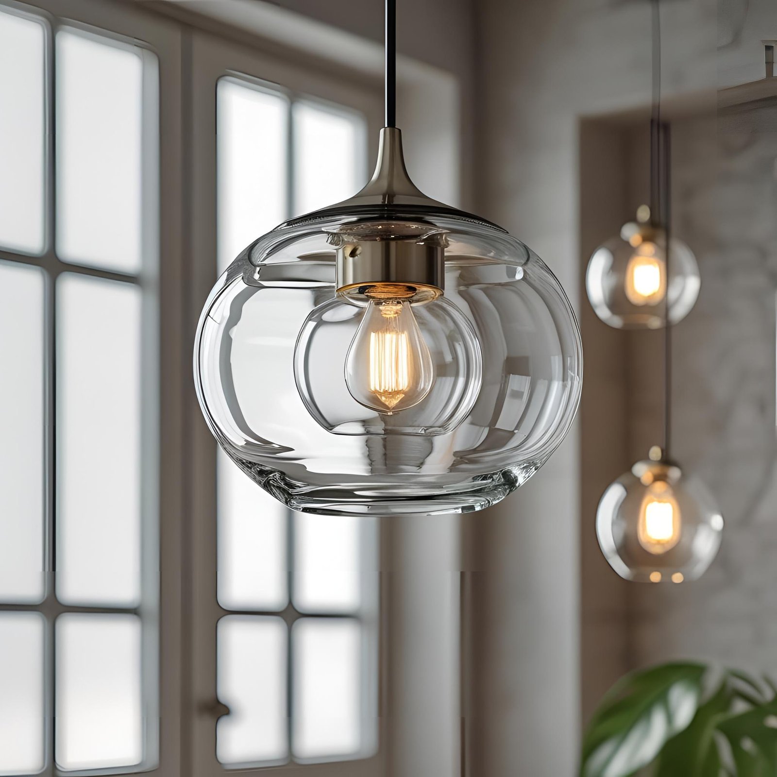 Glass Pendant Lights 1