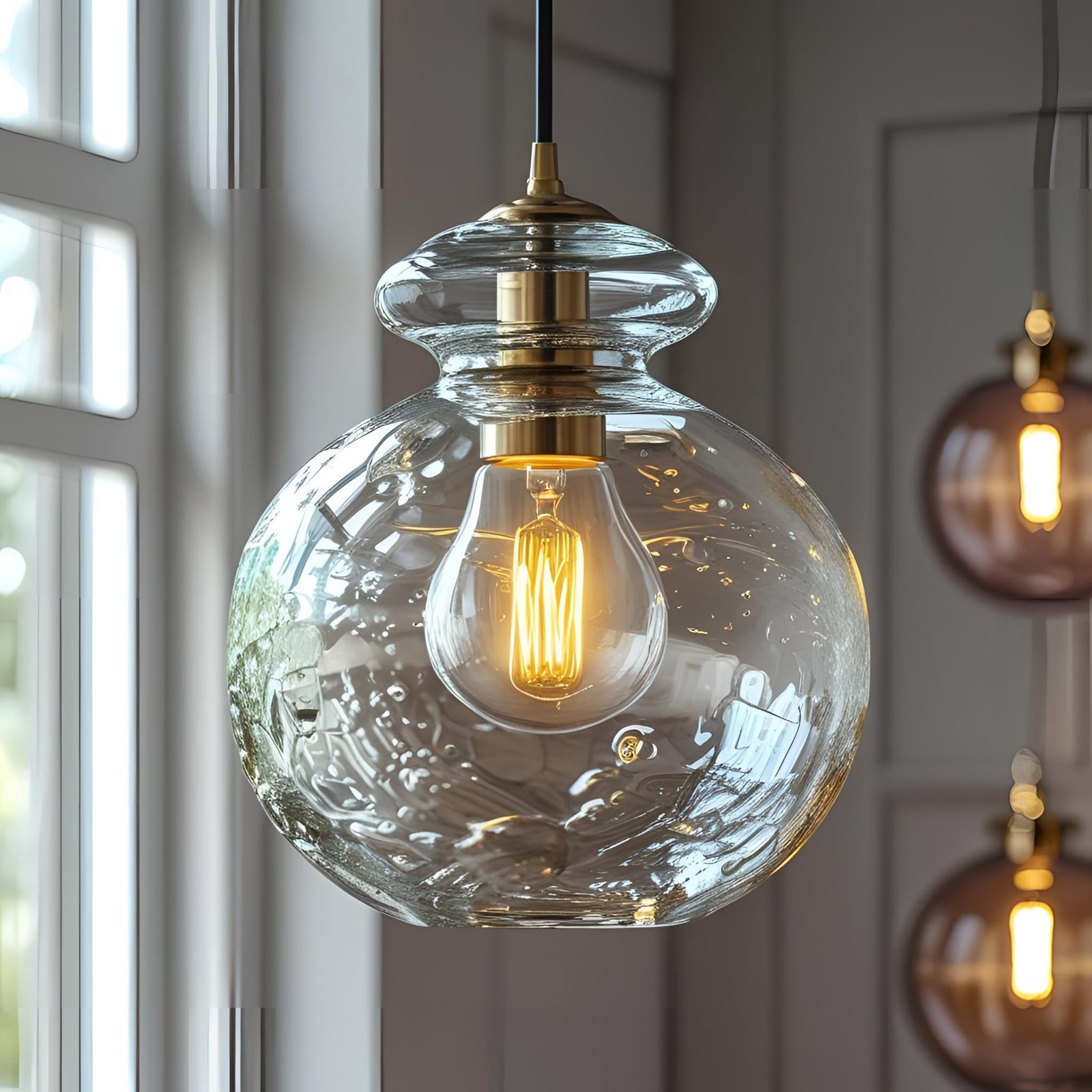 Glass Pendant Lights 4