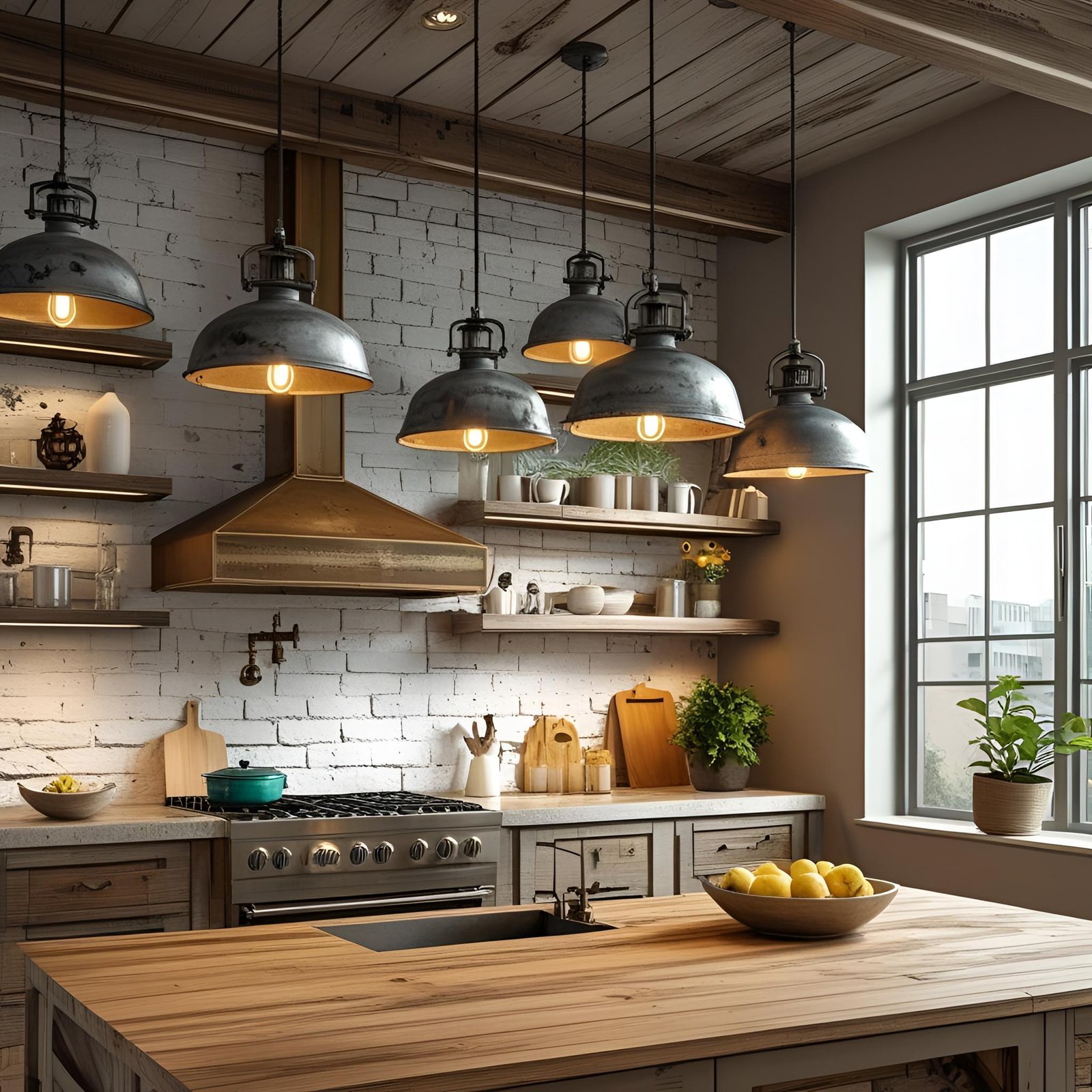 Industrial-Style Pendants 1