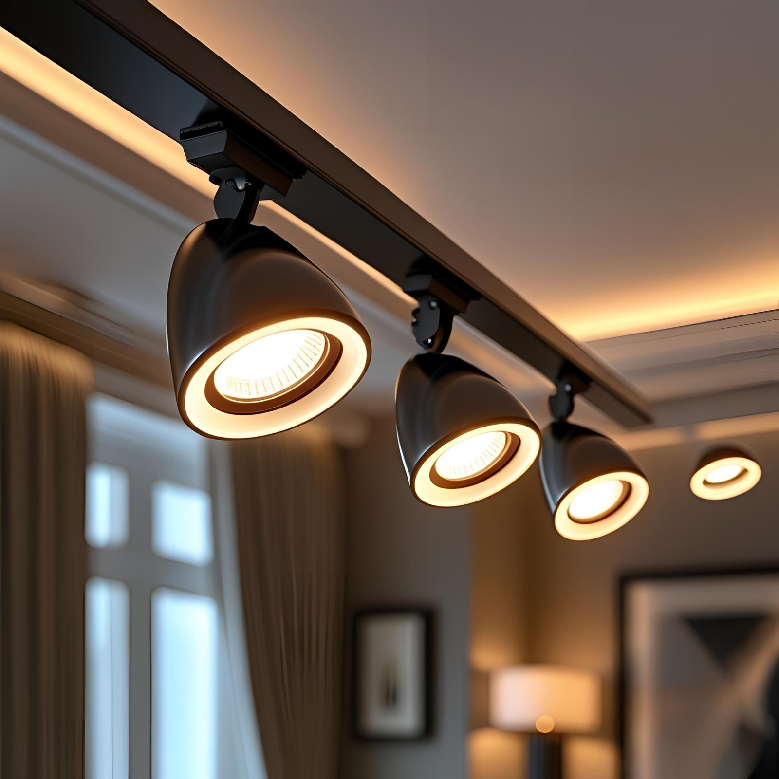 Track-Mounted Spot Lights